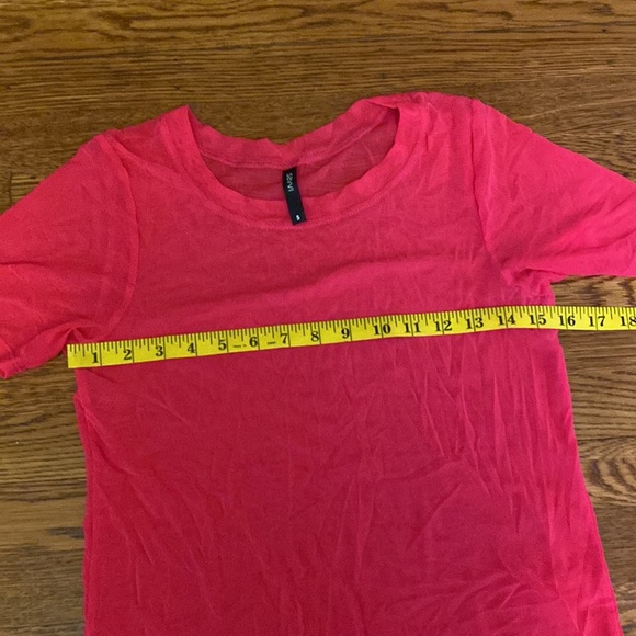 SAVVI SM Raspberry Pinkish Purple Mesh SALT Short Sleeve Shirt - Picture 7 of 10